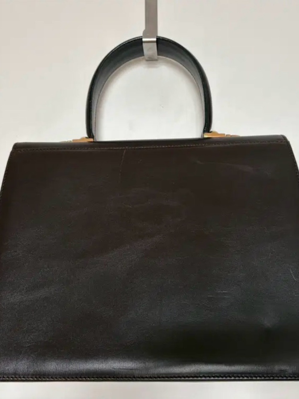 Medium Salvatore Ferragamo IconicTop-Handle Bag with Gold Hardware - Picture 7 of 9